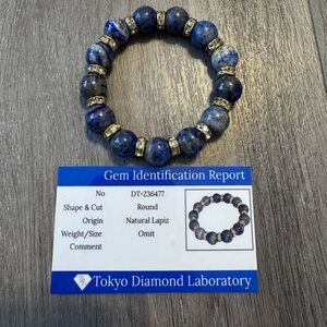 Natural Lapis Bracelet